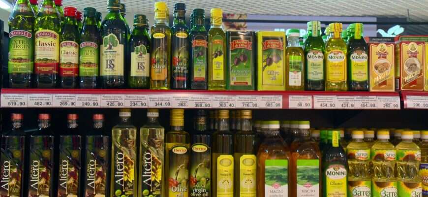 продукты магазин растительное масло
