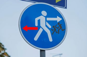 знак правила пешеход