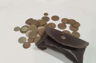 Деньги монеты старые СССР кошелек