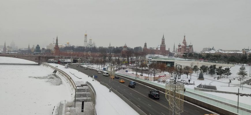 Москва Кремль мост