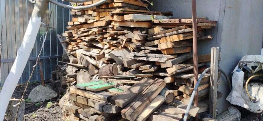 дача дрова деревяшки