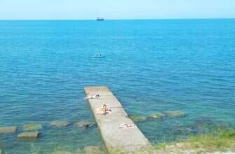 отдых Черное море пляж корабль