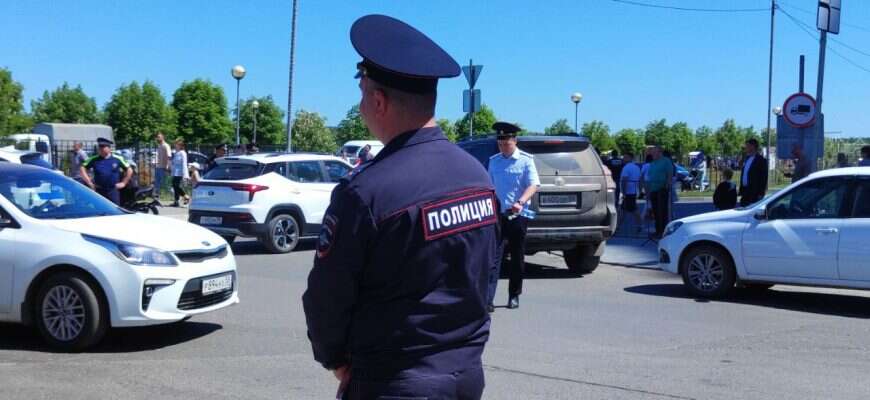 полиция перекрытие дороги