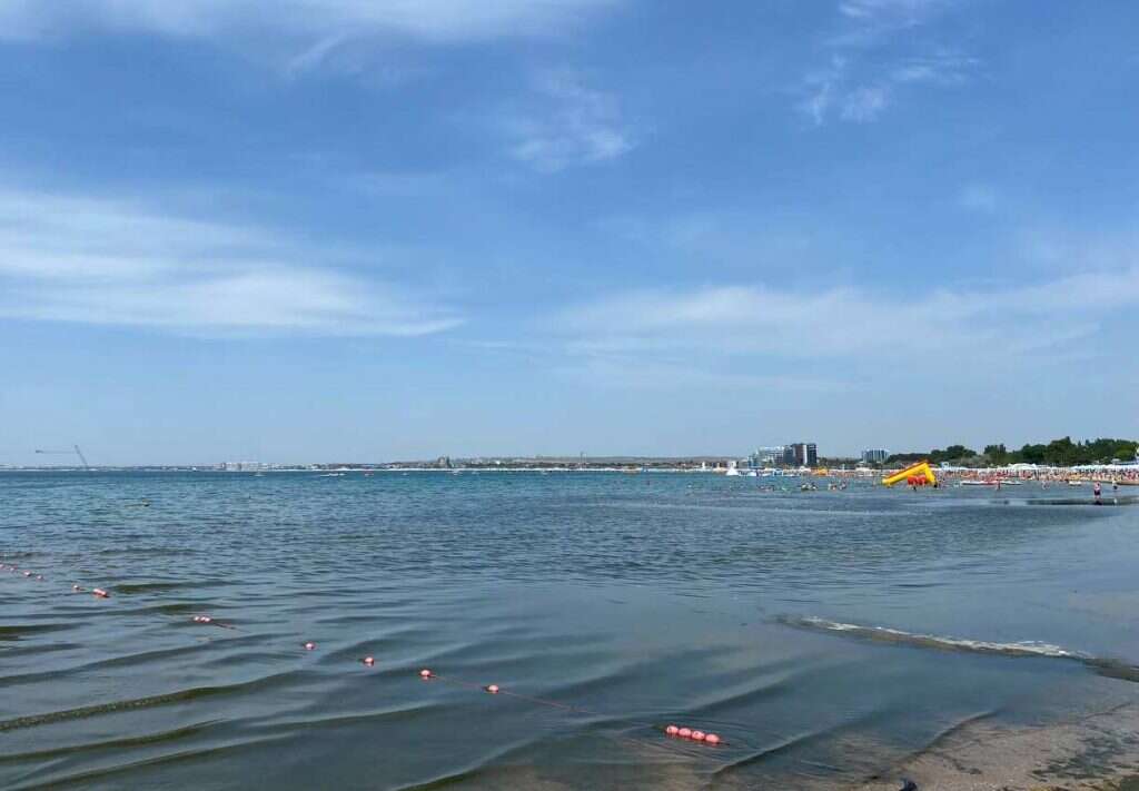 море отдых пляж Анапа люди