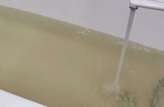 вода грязная ванна