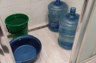 вода отключили запас воды