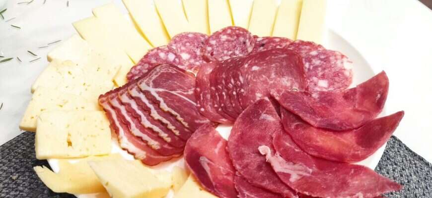 колбаса сыр нарезка продукты