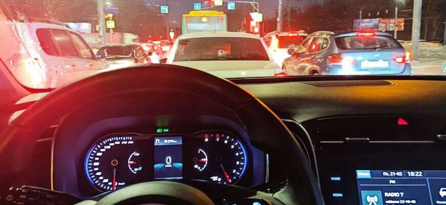 автомобиль магнитола дорога