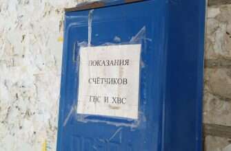 ЖКУ показания счетчиков