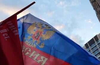 флаг России победа