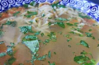 суп куриная лапша