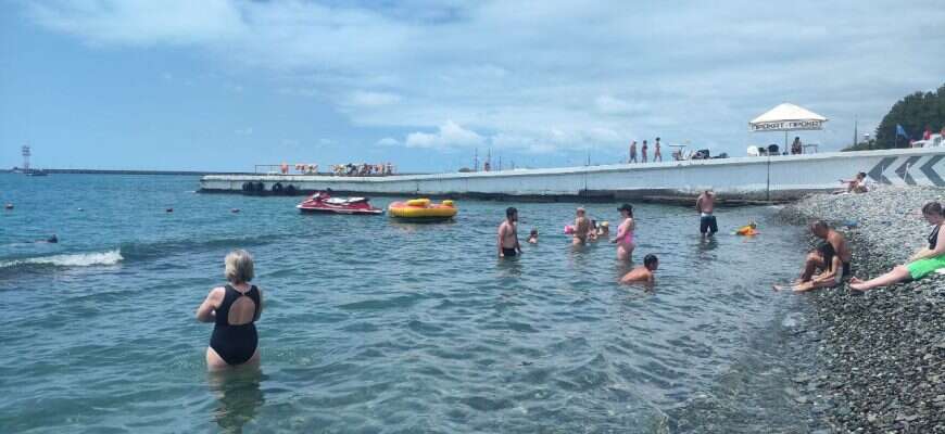 Сочи пляж море отдых