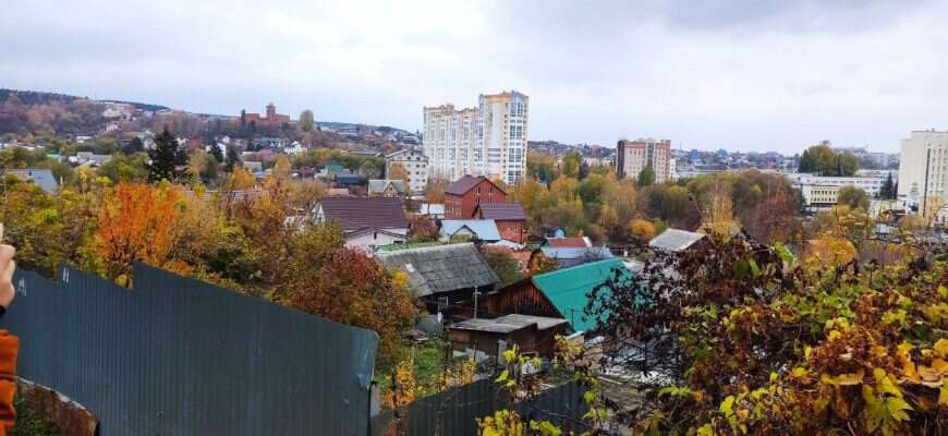 дом дома частные осень