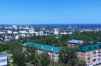 дома город лето