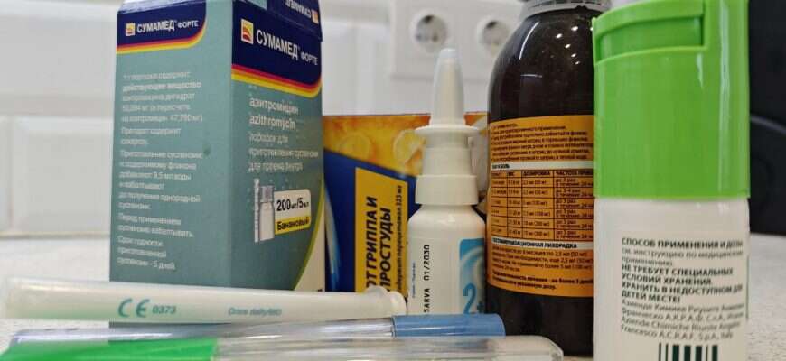 лекарства ОРВИ градусник термометр