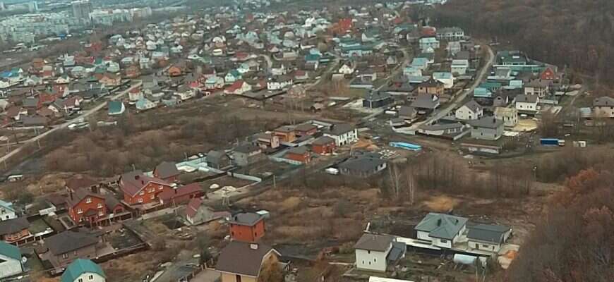 город частные дома дача квадрокоптер