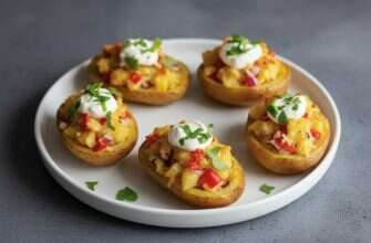 картофель лодочка