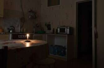 кухня квартира свеча темнота