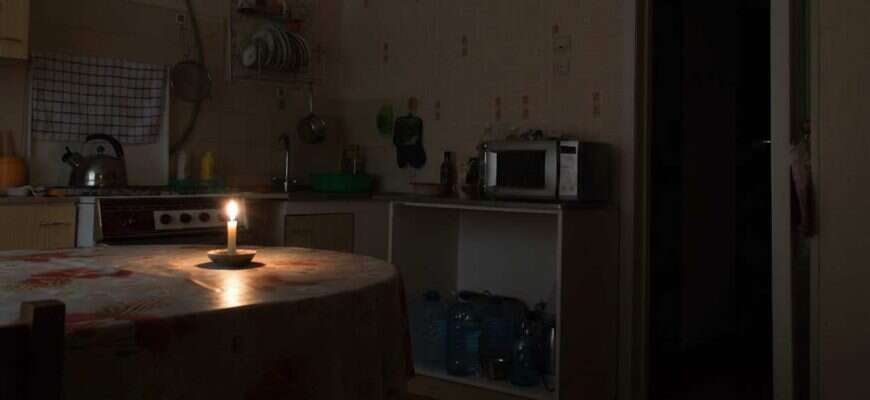 кухня квартира свеча темнота