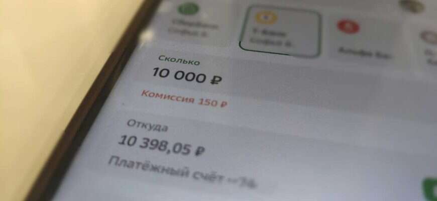 сбербанк перевод комиссия