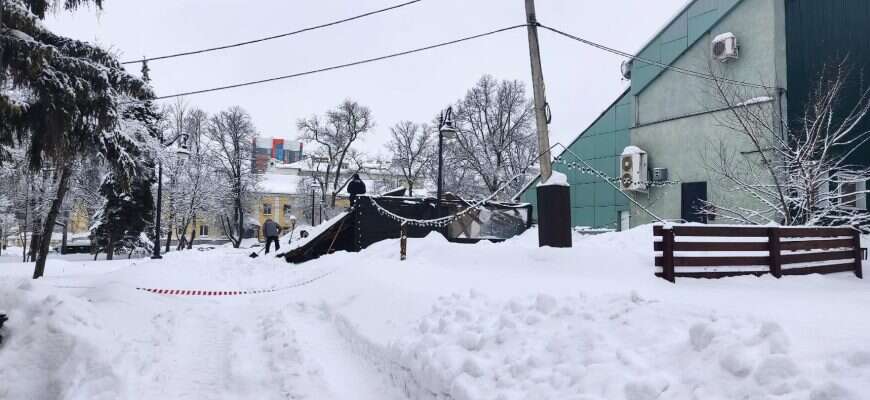 крыша рухнула в Пензе