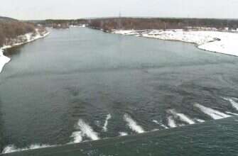 плотина река паводок половодье