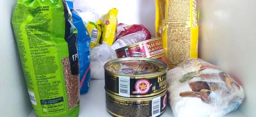 консервы продукты запас