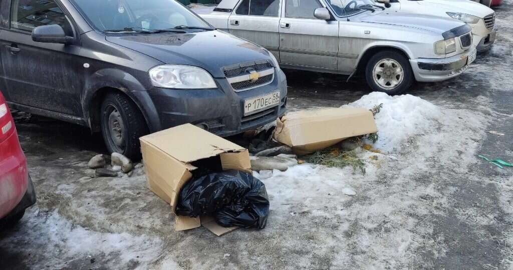 мусор рынок коробки