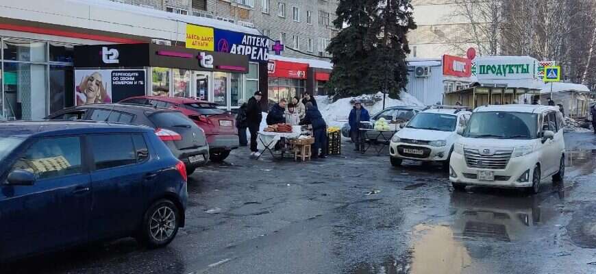 стихийная торговля рынок в Арбеково