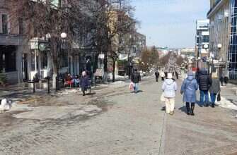 весна город люди