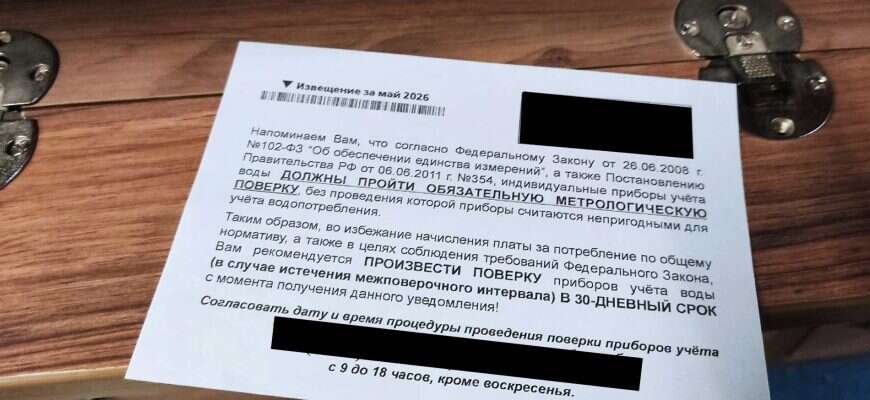 квитанция фальшивка счетчик
