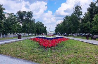 Аллея Славы Росток Пенза город клумба цветы