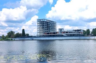 Гостиница новая у Ростка на набережной строительство