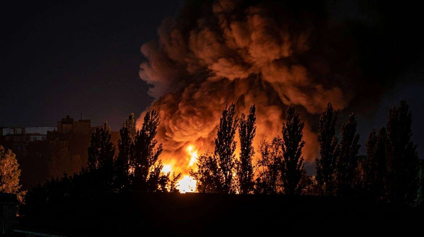 БПЛА пожар огонь