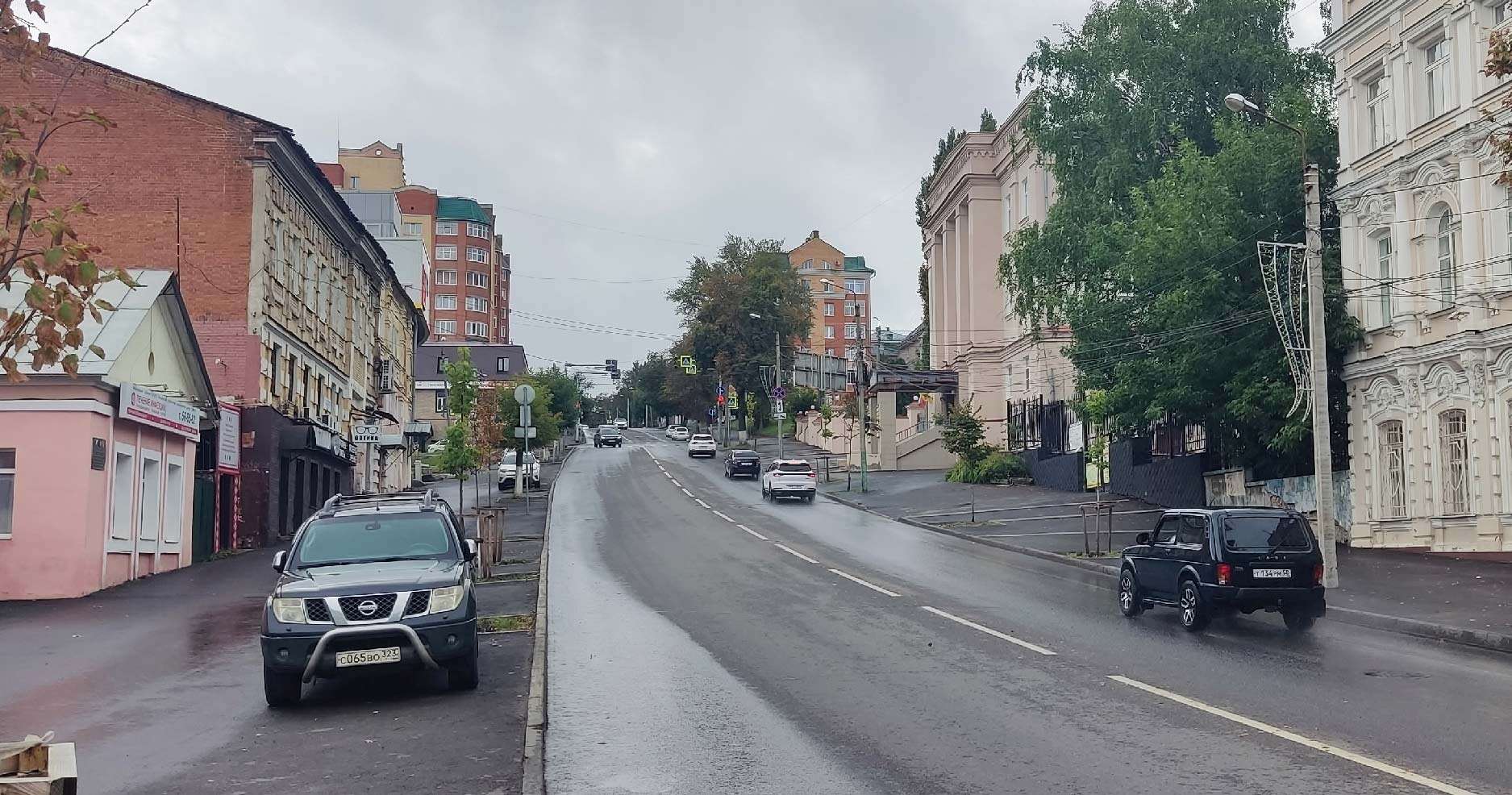 парковка тротуар
