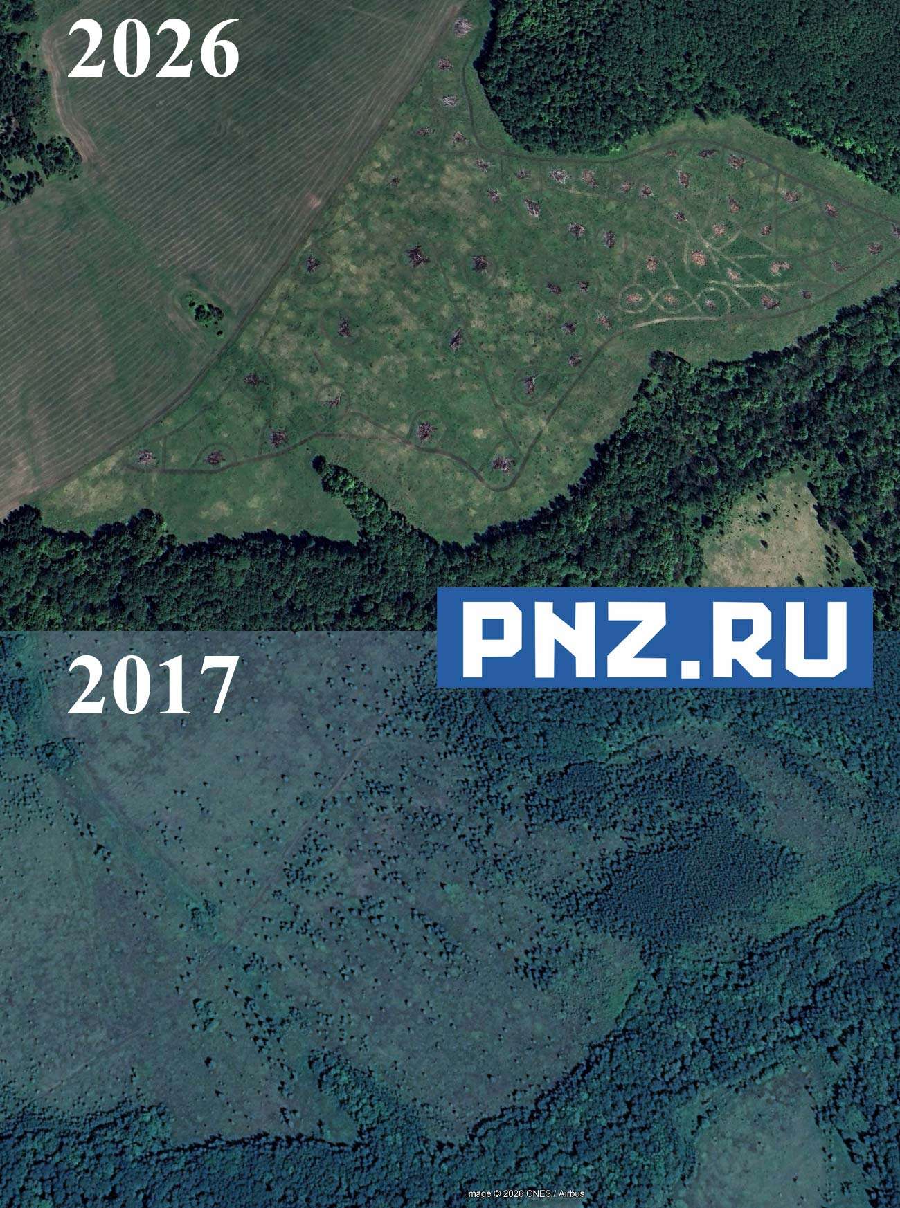 странные узоры под Пензой
