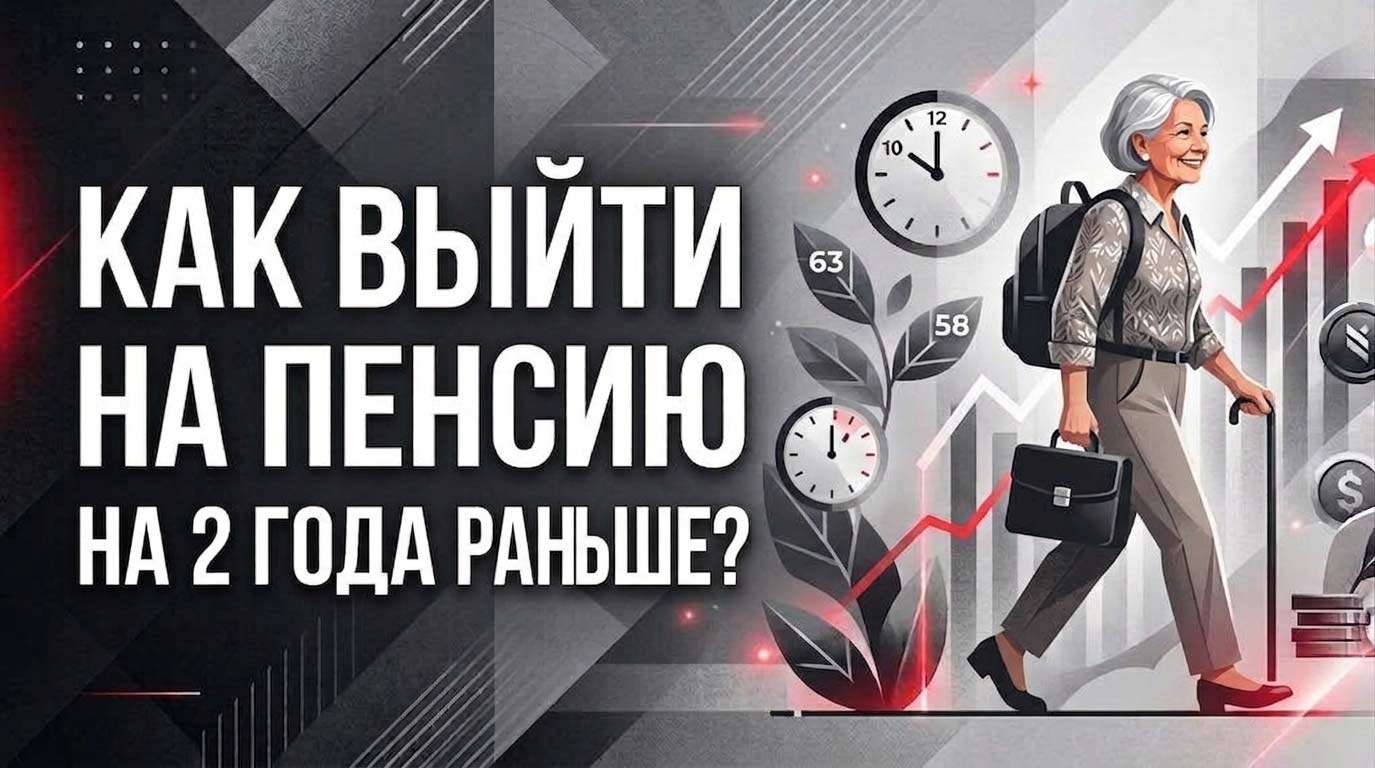 Как выйти на пенсию на 2 года раньше