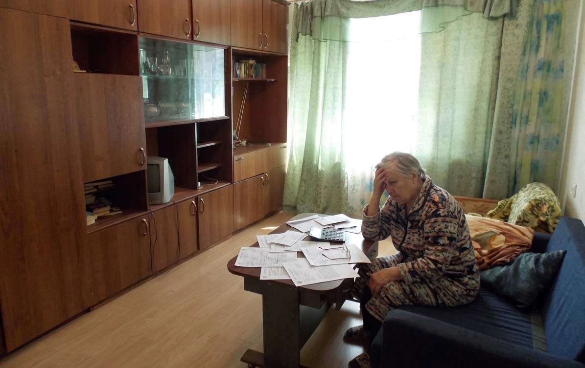 Пенсионерка в квартире осталась без пенсии