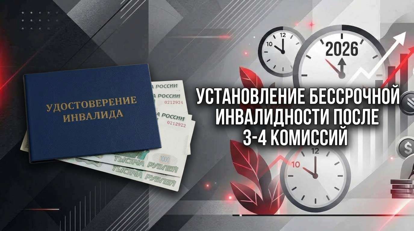 Установление бессрочной инвалидности после 3 комиссий
